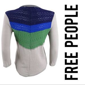 Free People Women's Rainbow Knit Top